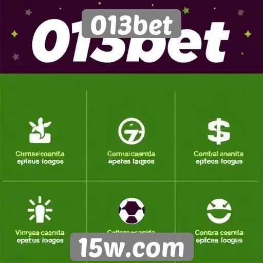 Características principais do site de jogos 013bet